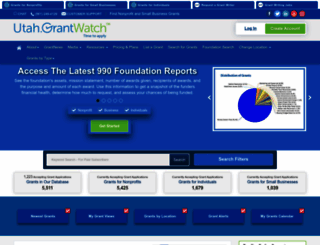 utah.grantwatch.com screenshot