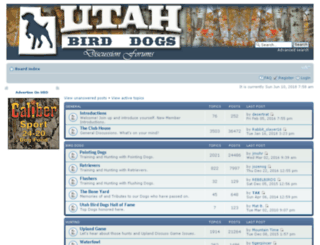 utahbirddogs.com screenshot