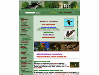 utahbirds.org screenshot