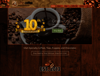 utahcoffeeexpressions.com screenshot