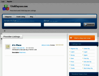 utahdaycare.com screenshot