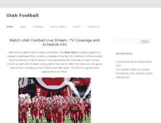 utahfootballlive.com screenshot