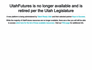utahfutures.org screenshot