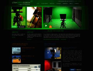 utahgreenscreen.com screenshot