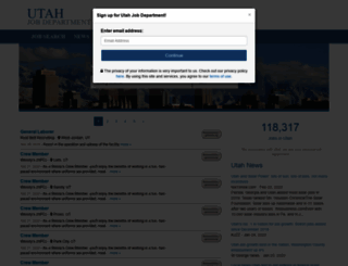 utahjobdepartment.com screenshot