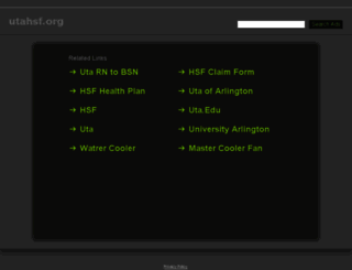 utahsf.org screenshot