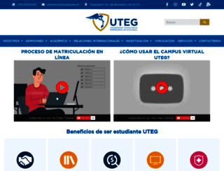 uteg.edu.ec screenshot