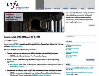 utfa.org screenshot