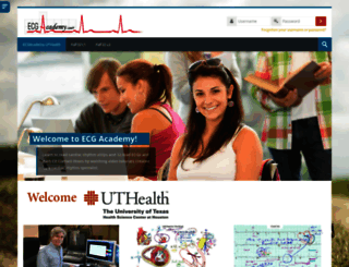 uthealth.ecgacademy.com screenshot