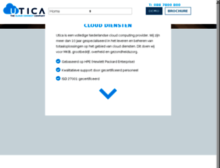 utica.nl screenshot