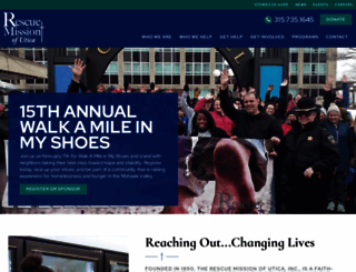 uticamission.org screenshot