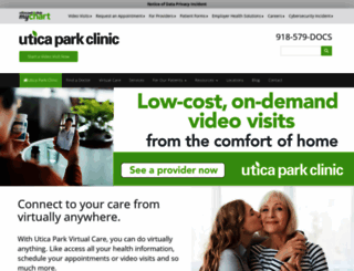 uticaparkclinic.com screenshot