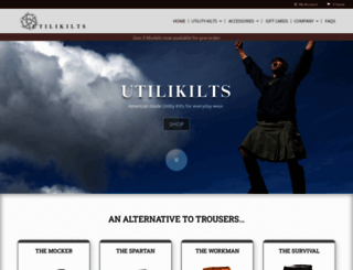 utilikilts.com screenshot