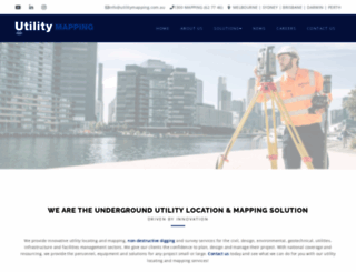 utilitymapping.com.au screenshot