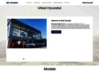 utkal.hyundaimotor.in screenshot