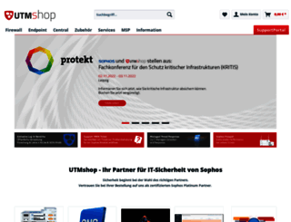 utm-shop.de screenshot