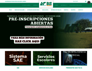 utnuevolaredo.edu.mx screenshot
