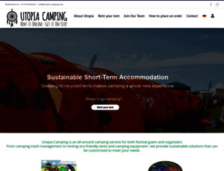 utopia-camping.com screenshot
