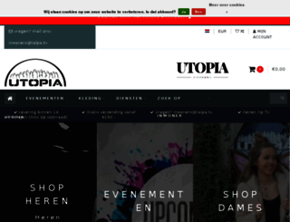 utopiawebwinkel.com screenshot