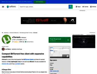 utorrent.en.softonic.com screenshot