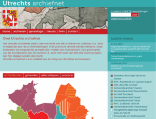utrechtsarchiefnet.nl screenshot