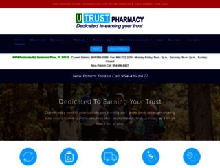 utrustpharmacy.com screenshot