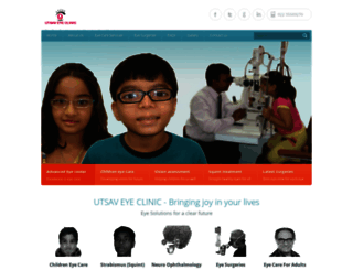 utsaveyeclinic.com screenshot
