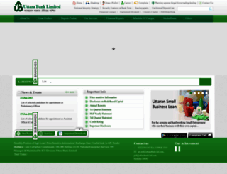 uttarabank-bd.com screenshot