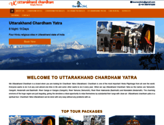 uttarakhandchardham.com screenshot