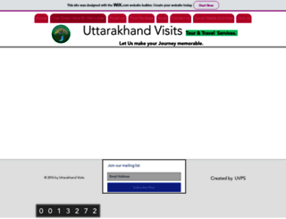 uttarakhandvisits.com screenshot