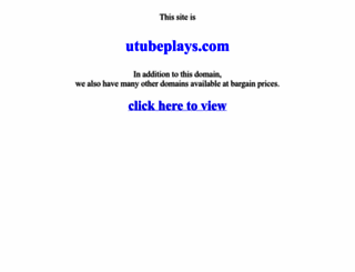 utubeplays.com screenshot