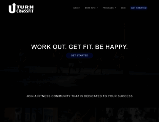 uturncrossfit.com screenshot