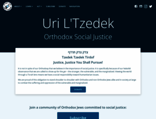 utzedek.org screenshot