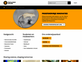 uu.nl screenshot