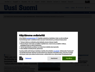 uusisuomi.fi screenshot