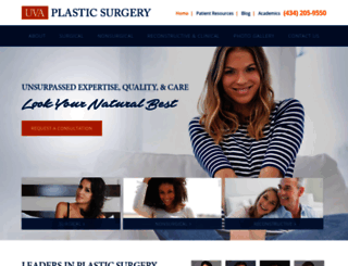 uvaplasticsurgery.com screenshot