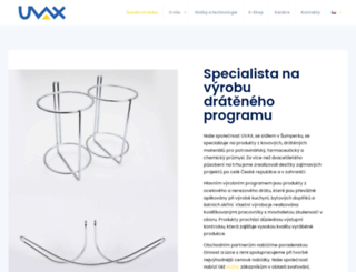 uvax.cz screenshot