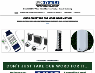 uvc-systems.co.uk screenshot