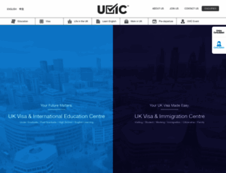 uvic.co.uk screenshot