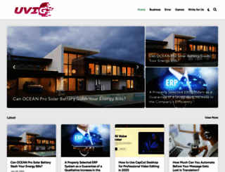 uvig.org screenshot