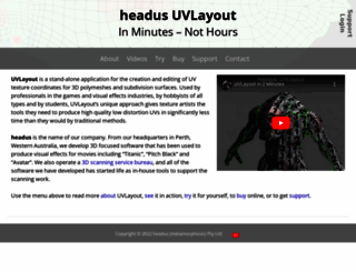 uvlayout.com screenshot