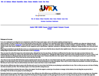 uvrx.com screenshot