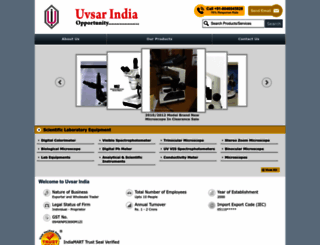 uvsarindia.com screenshot