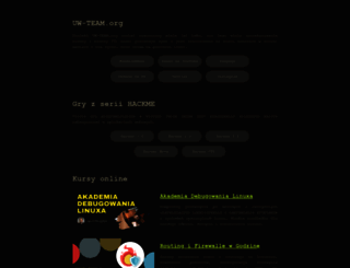 uw-team.org screenshot