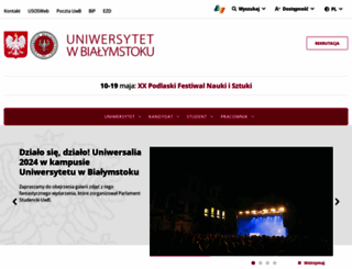 uwb.edu.pl screenshot