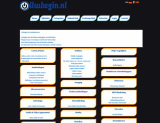 uwbegin.nl screenshot