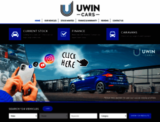 uwincars.com.au screenshot