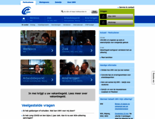 uwv.nl screenshot