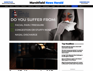 ux.marshfieldnewsherald.com screenshot