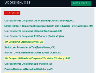 uxdesignjobs.net screenshot